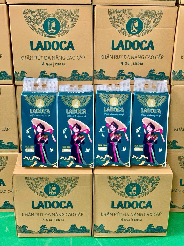 Giấy rút treo tường Ladoca