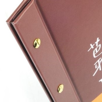 In menu bìa cứng