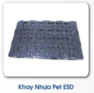 Khay nhựa PET ESD