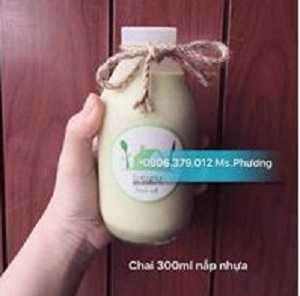 Chai thủy tinh đựng thực phẩm 300ml nút bần (nút nhựa)