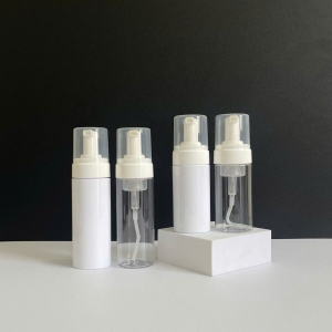 Chai Nhựa PET Vòi Nhấn Tạo Bọt Trong & Trắng 100ml 150ml