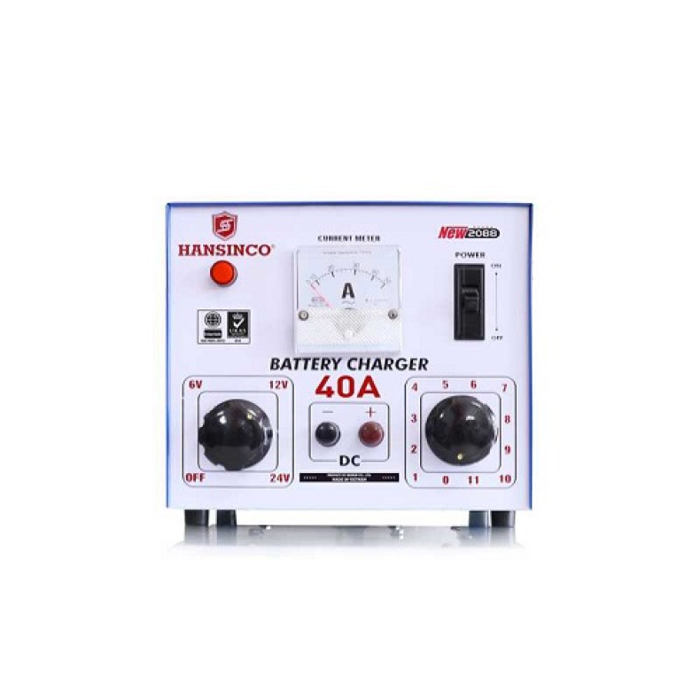 Máy nạp ắc quy Hansinco 40A quấn dây đồng