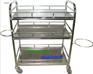 Xe đẩy Inox