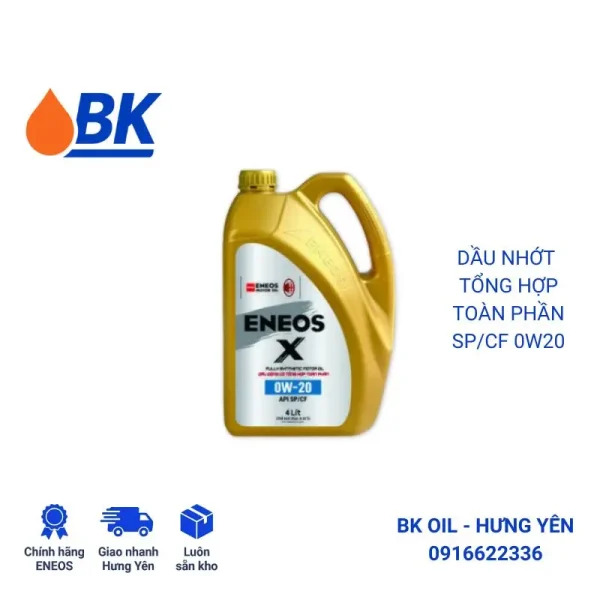 Dầu động cơ ENEOS SP/CF 0W-20