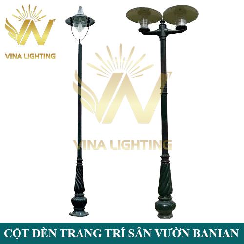 Cột đèn trang trí sân vườn Banian
