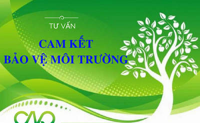 Hướng dẫn làm cam kết bảo vệ môi trường