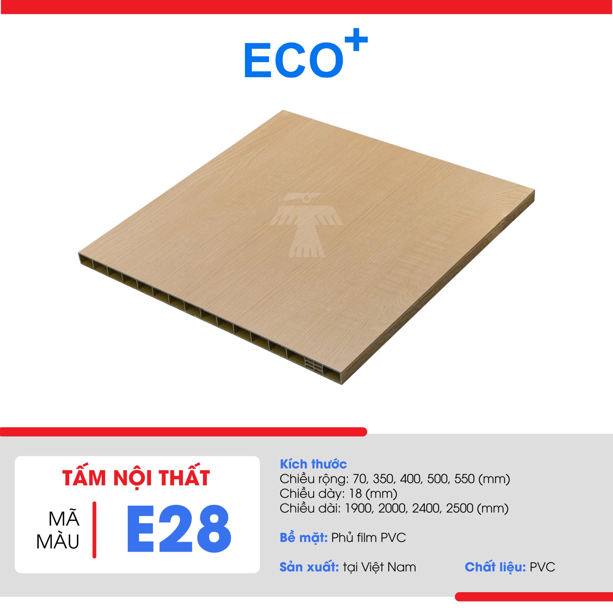 Tấm nội thất ECO+ màu E28