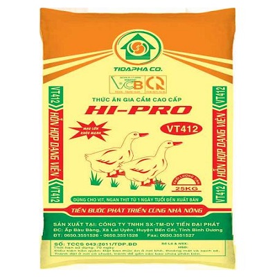 Thức ăn cho vịt VT412