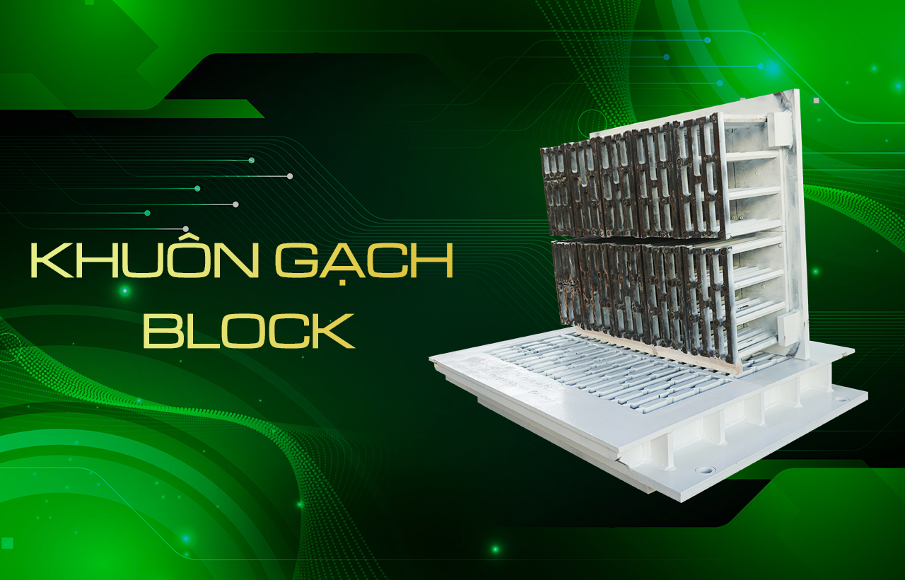 Khuôn gạch block tường rào