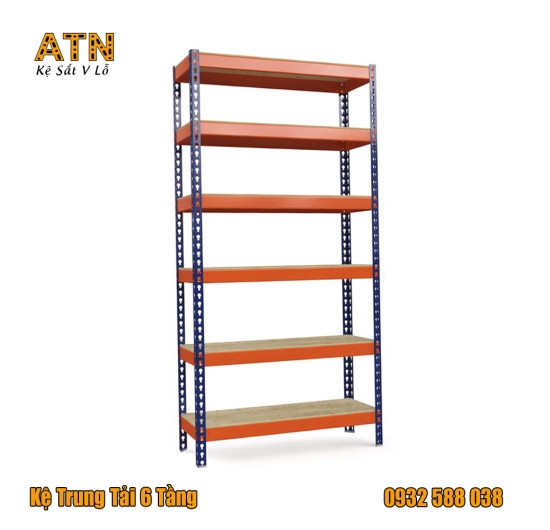Kệ trung tải 6 tầng