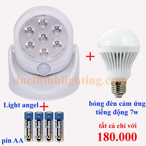 Đèn LED cảm ứng hồng ngoại thông minh